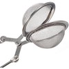 Silver Long Handle Loose Leaf Ball Tea Spoon, Stainless Steel