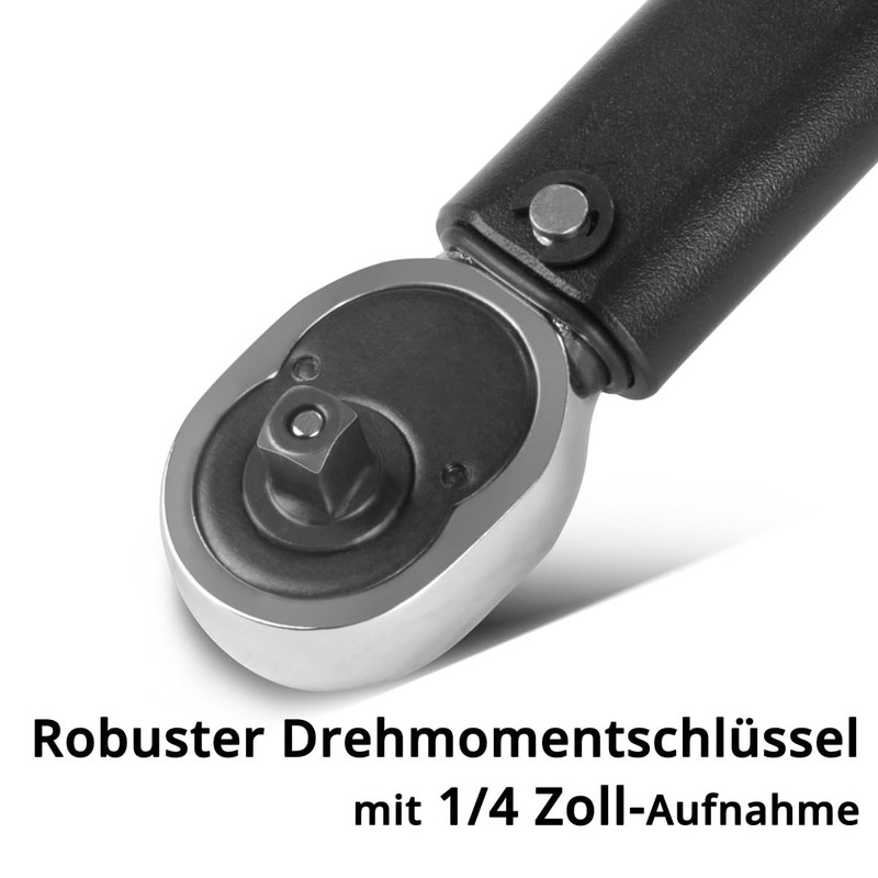 STAHLWERK Torque Wrench TW-10 ST 1-10 Nm 1/4 Inch Reversible
