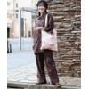 Titicaca ZNSCBB7008 Women's Cotton Tote Bag, A4, Long, Shoulder Bag,