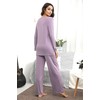 WiWi Bamboo Soft Pajamas Sets for Women Long Sleeve Sleepwear