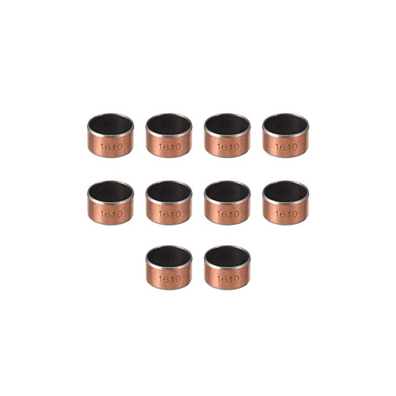 sourcing map Sleeve Bearings 16 mm Bore x 18 mm