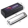 KONGSHENG Mars Harmonica,10 Hole Blues Harp Harmonica Diatonic Mouth Oragn