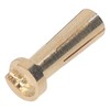 50 Pcs 5mm Battery Connector Plug 5mm Brass High Hardness