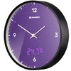 Bresser MyTime LEDsec Radio-Controlled Clock with 24 cm Dial, LED