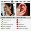 Miouzimeo Cubic Zirconia Nail Ear Cuff Non-Piercing Cartilage Earring