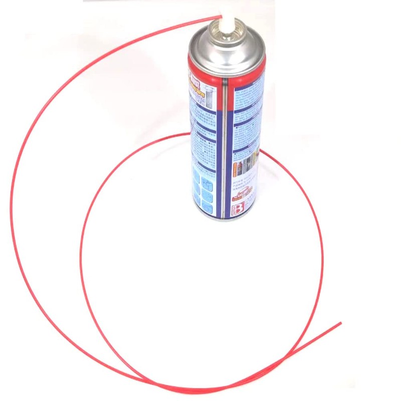Spray Can Replacement Straws, Replacement Spray Can Extension Straw,Red Plastic