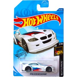 Hot Wheels 2020 Nightburnerz Z4 M Motorsport, White 172/250