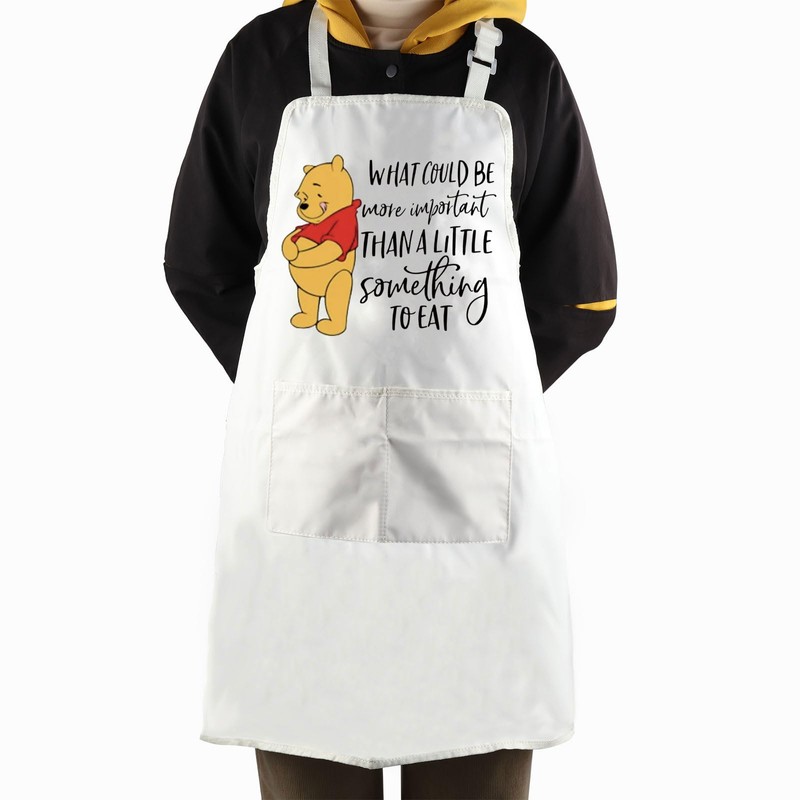 JTOUK Pooh Bear Kitchen Apron Cartoon Character Fans Gift Pooh