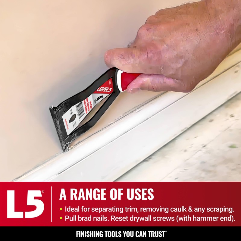 LEVEL5 4” Trim Puller & Multi-Tool | Baseboard and Trim