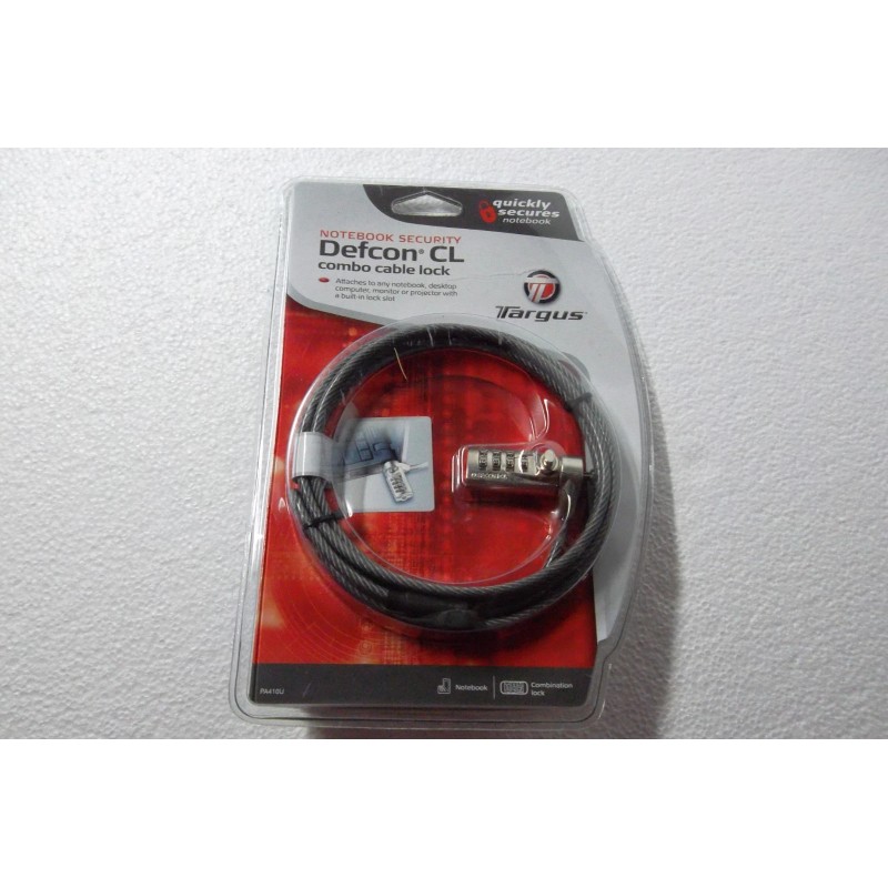 Targus Notebook Monitor PC Security Defcon CL Combo 6.5 ft