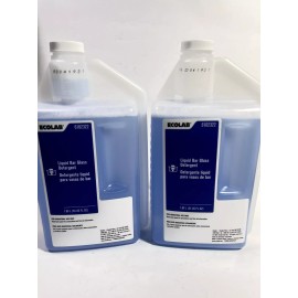 Ecolab Liquid Bar Glass Detergent #6102322 (2 Pack) 64 oz. Industrial Use