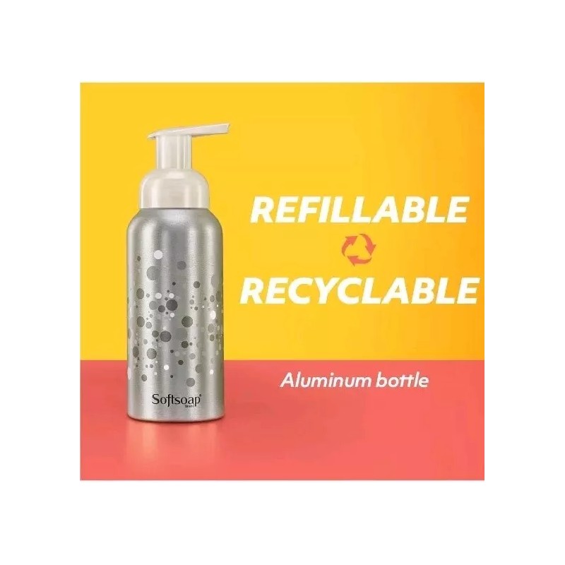 Softsoap Foaming HandSoap Starter Kit w/ Aluminum Bottle Pump 8