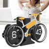 Bicycle Flip Clock Creative Automatic Flip Down Clock Desktop Stress
