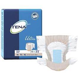 SCA Tena Ultra Adult Brief Extra Large 60quot;-64quot; Waist Size - Case of 60 - Model 68010