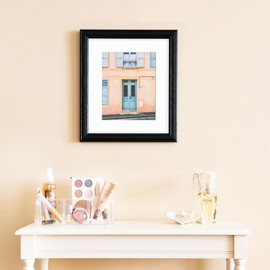 ArtToFrames 20x29 inch Black Stain on Solid Red Oak Wood Picture Frame, 2WOM0066-59504-YBLK-20x29