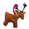 Rudolph the Red-Nosed Soft Felt Reindeer Hanging Ornament Christmas Rudolph