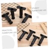 jojofuny Bed Leg Extenders 6pcs Height Extendable Table Legs Easy