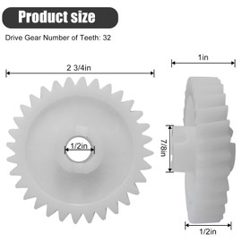 Xspeedonline 41A5021 81B0045 41A2817 41C4220A 2X Garage Door Opener Drive Gear Replacement for LiftMaster for Chamberlain Cgain Drive Garage Door Opener 140, 150, 240, 350, 450, 550, 700WHC, 701WHC