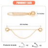 Ouliget Multi-Function Magnetic Clothing Clips,Pinless Brooch Chain Magnetic Buttons Shawl