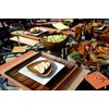 Pacific Merchants Acaciaware 10-Inch Acacia Wood Square Serving Tray