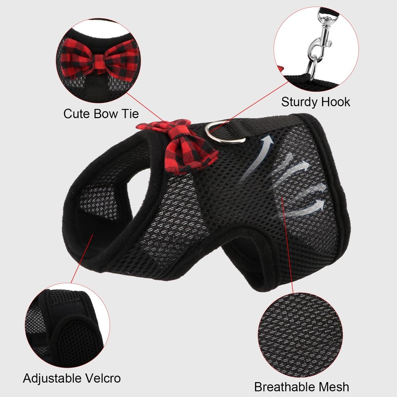 Hypeety Bunny Kitten Harness No Pull Cat Leash Stylish Vest