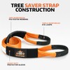 Tree Saver Strap with S-Shaped Hook Recovery Tow Strap Kit