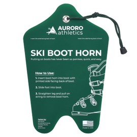 Ski Boot Horn - Tallest Ski Boot Horn, Shoe Horn for Ski and Snowboard Boots, Fits All Ski Boots, Reduces Foot and Ankle Pain, Helps Insert Boot Liners, Great for Skiers of All Ages…