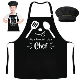 Children's cooking apron, children's apron, cooking apron, girls, apron, children's cooking apron, barbecue apron, kitchen apron, painting apron for boys and girls when cooking, painting, barbecuing,