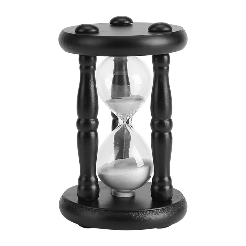 15 Minutes Wooden Sand Glass Timer Clock Hourglass Toy Home