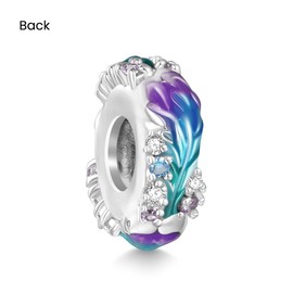 GNOCE Charm Bead Phoenix Moon Charm 925 Sterling Silver Charm Fit All Major Brands of Bracelet/Necklace Gift for Women Girls Daughter, Silver