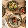 TheTerra Ceramic Dinnerware Sets for 4, 12 Pieces Handmade Reactive
