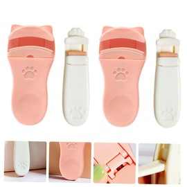 FOMIYES 3sets Wide Angle Local Eyelash Clip Cat Paw Shaped Makeup Tool Skid-resistant Handle Easy to Use Fashion Eyelashes Curler Compact for Carry 4pcs*3