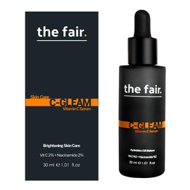 The Fair Suero Iluminador con Vitamina C C-Gleam 30ML, Cuidado de Poros, Combate Manchas en la Piel, Equilibra el Sebo, Brillo Luminoso