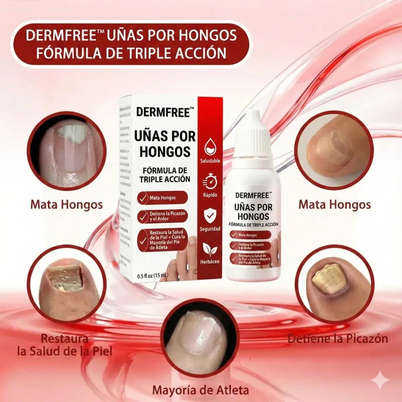 Solución Antifúngica Para Uñas, Pies Y Manos 15 Ml Blanco
