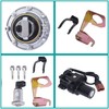GENRICS Motorcycle Ignition Switch Fuel Gas Cap Seat Lock Key