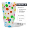 Silipint: Pint Glasses 16oz: 2 Pack - Polka Dots -