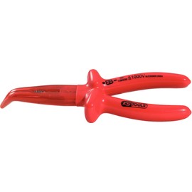 KS Tools 117.1719 Classic 1000 V Round Nose Pliers Coated Working Head Curved 200 mm