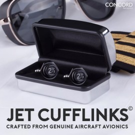 Concord Aerospace JET CUFFLINKS ® | Handcrafted Aviation cuff-link from Retired Aircraft.