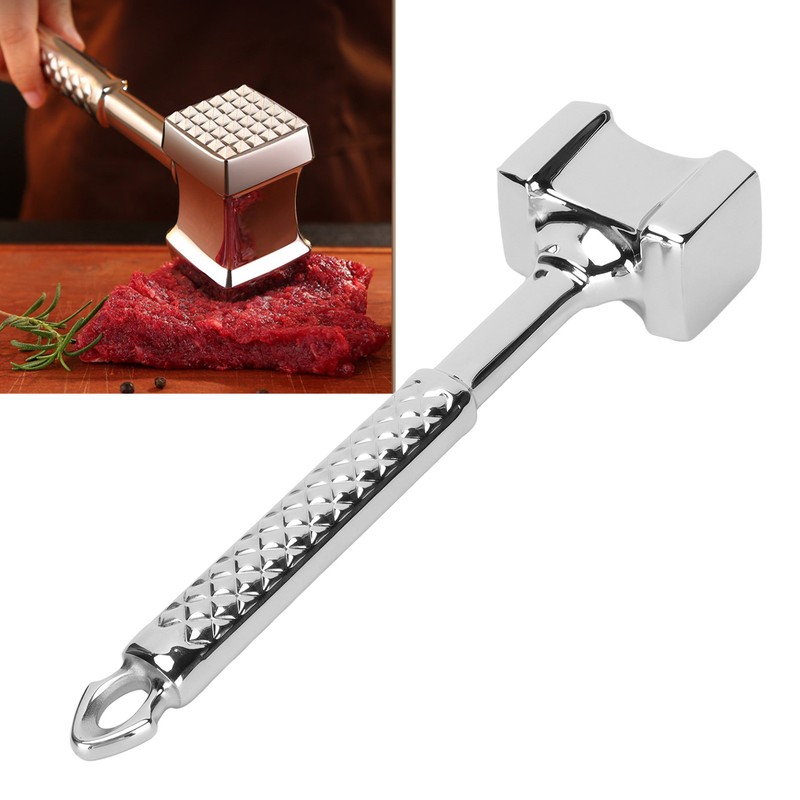 Stainless Steel Steak Hammer Household Meat Tenderizer Meat Utensils for