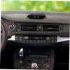 FELTECHELECTR Large Digital Car Clock Thermometers Solar Vehicle Timer Night-Light