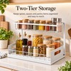 2-Tier Under Sink Organizer for Cabinet Storage – Metal Pull-Out
