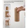 WAOHANAZ Bamboo Toilet Paper Storage Basket with Lid & Handle