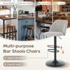 COLAMY Bar Stools Set of 2, Modern Swivel Bar Chairs,