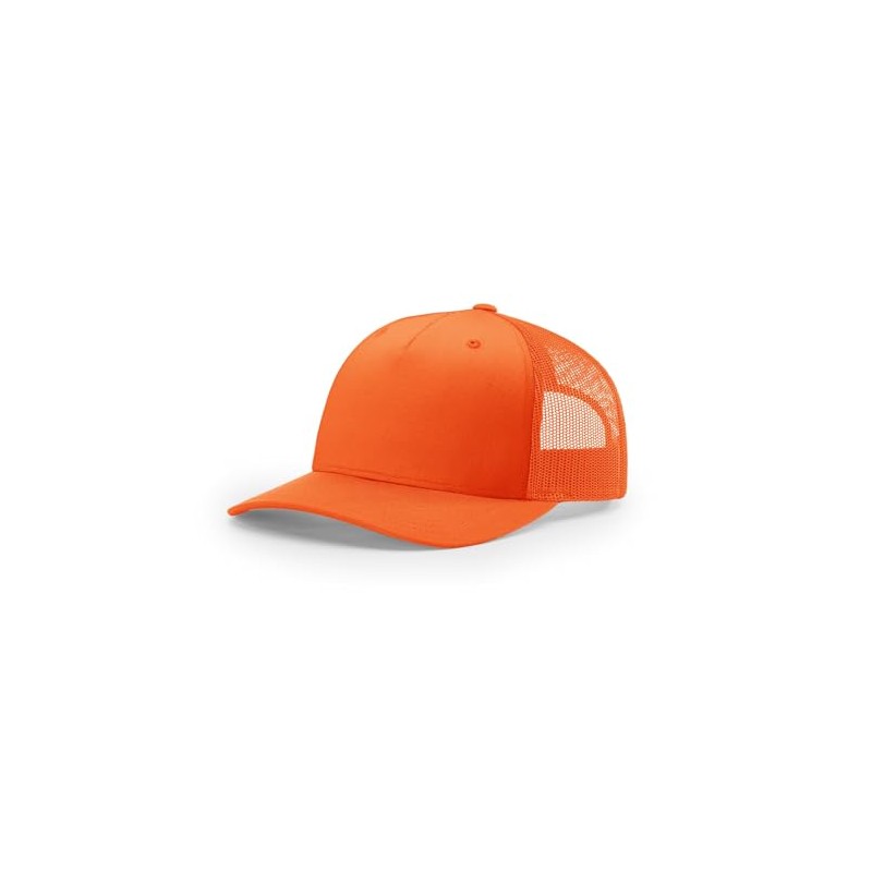 Richardson 5 Panel 882FP Trucker Hat - Blaze Orange