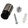 Gedotec Design Stainless Steel Door Stop Rubber Buffer for Wall