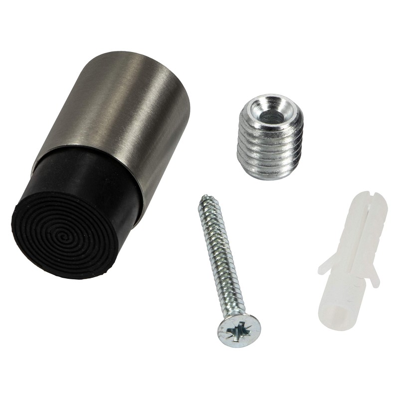 Gedotec Design Stainless Steel Door Stop Rubber Buffer for Wall