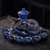 Zurucily Semi Automatic Tea Set Ceramic Teapot with Infuser Magic