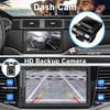 Leadfan Double Din Car Stereo with Dash Cam&Camera, Apple Carplay&Android