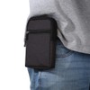 Smartphone Pouch, Sports Waist Bag, Compatible with 6.4-inch Smartphones, Carabiner,