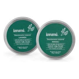 Desodorante Natural Immi Niaouli Ecológico 75gr